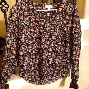 Maison Jules NWT Floral Top XXS
